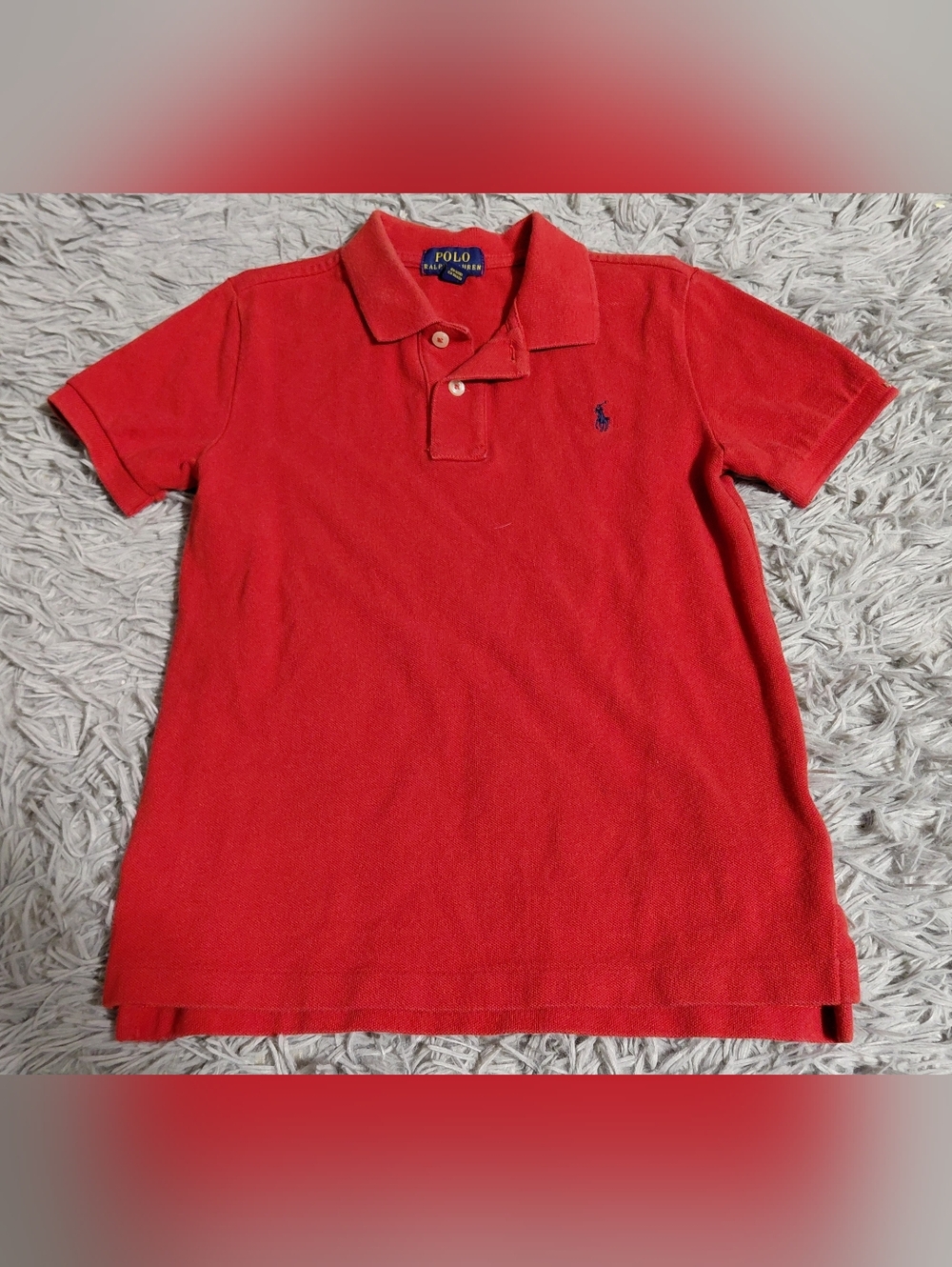Polo by Ralph Lauren Kids Red Short Sleeve Classic Polo  Size 6